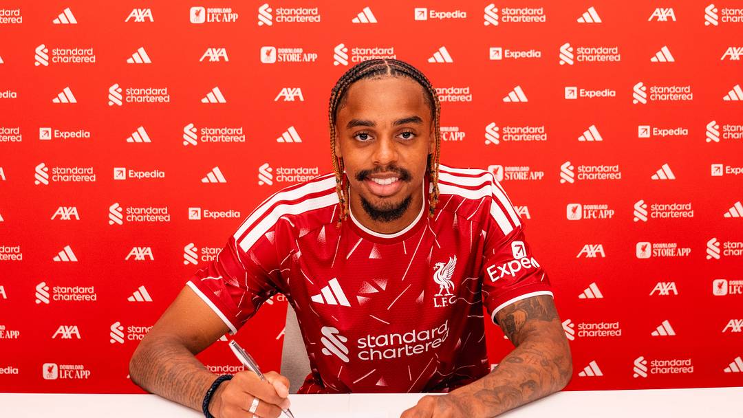 Liverpool Unveil New Signing Bradley Barcola