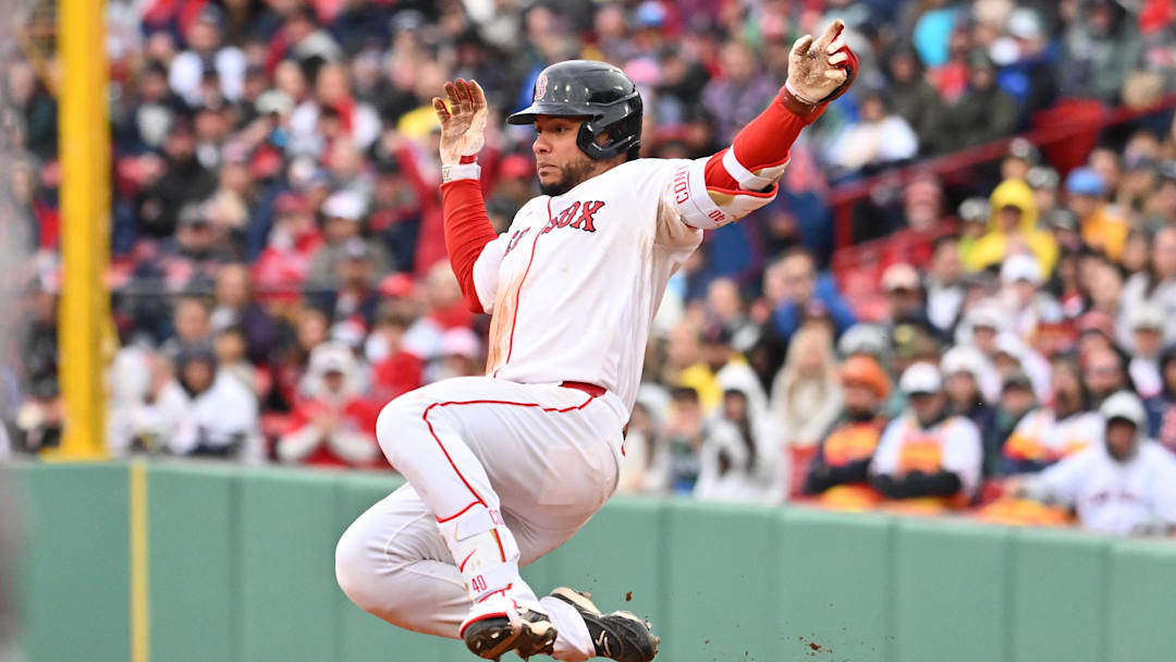 Boston Red Sox first baseman Willson Contreras.