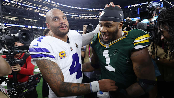 Dak Prescott, Micah Parsons, Green Bay Packers v Dallas Cowboys