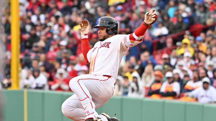 Boston Red Sox first baseman Willson Contreras.