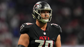 Atlanta Falcons offensive lineman Jake Matthews