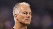 Oct 25, 2012; Minneapolis, MN, USA; ESPN anchor Kenny Mayne prior to the game between the Minnesota Vikings and Tampa Bay Buccaneers at the Metrodome. The Buccaneers defeated the Vikings 36-17. 