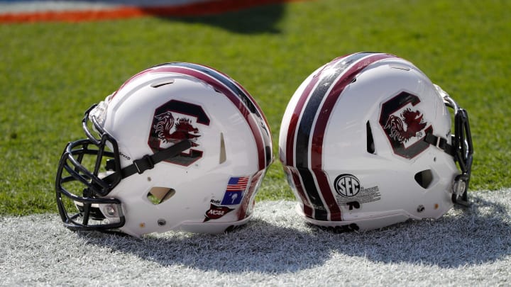 South Carolina football helmets