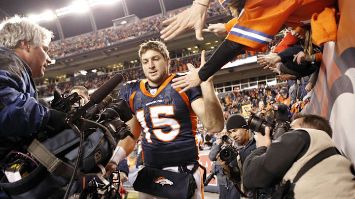 Tim Tebow's 2011 Denver Broncos snuck into the playoffs but provided some memorable magic. Tim Tebow's 2011 Denver Broncos snuck into the playoffs but provided some memorable magic.