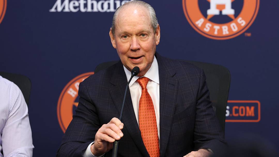 Houston Astros owner Jim Crane talks during a press conference. Credit: Troy Taormina-Imagn Images Houston Astros owner Jim Crane talks during a press conference. Credit: Troy Taormina-Imagn Images
