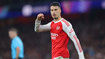 Gabriel Martinelli scored his second goal of the UCL campaign in midweek