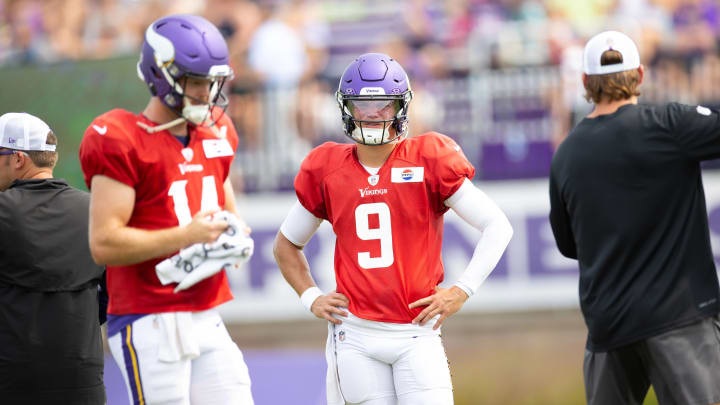 Sam Darnold and J.J. McCarthy