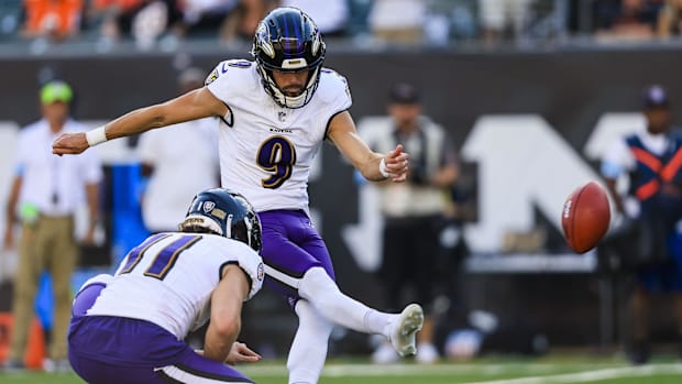 Tucker's 24-yard field goal secured the Week 5 win for Baltimore. 