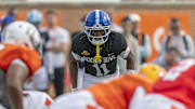 Maxwell Hairston of Kentucky at the Senior Bowl.