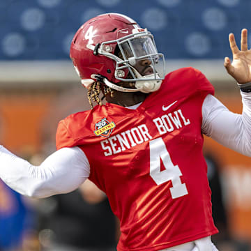 Milroe threw for 2,844 yards and 16 touchdowns in 2024-25.