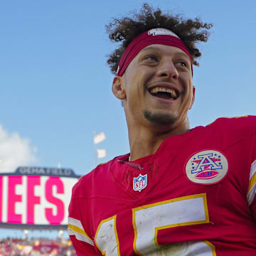 Kansas City Chiefs quarterback Patrick Mahomes sent a congratulatory message about Trey Smith's contract extension.