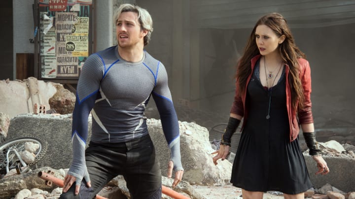 Pietro and Wanda Maximoff in Avengers: Age of Ultron