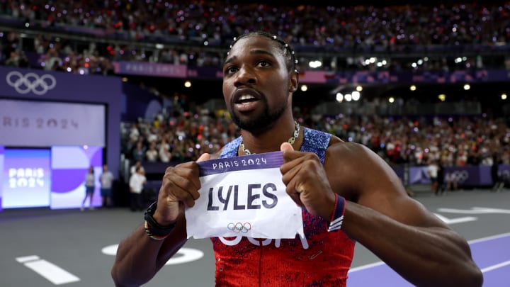 Noah Lyles represented adidas in Paris.