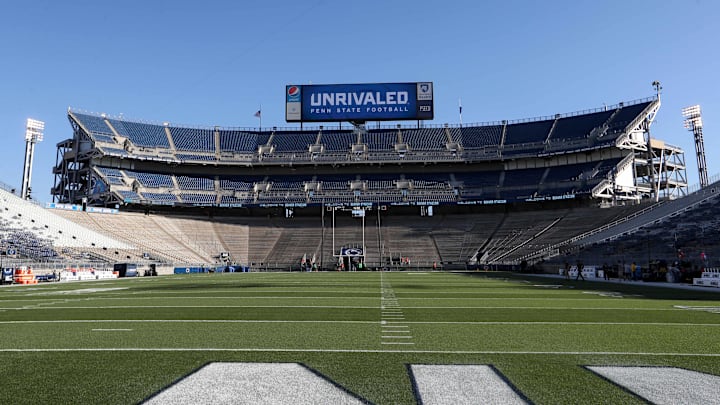 A general view of Penn State's Beaver Stadium prior to a 2024 Big Ten football game vs. Minnesota. 