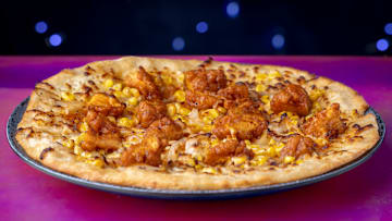 Hot Honey Chicken Pizza at Stella Nova Resort