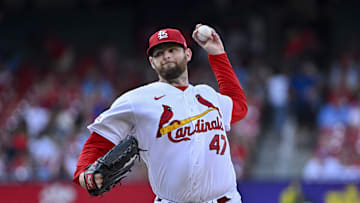 St. Louis Cardinals starting pitcher Jordan Montgomery (47).