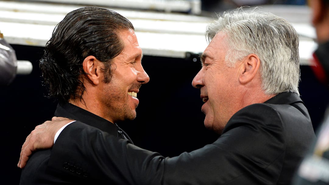 Simeone y Ancelotti un día más mano a mano Simeone y Ancelotti un día más mano a mano