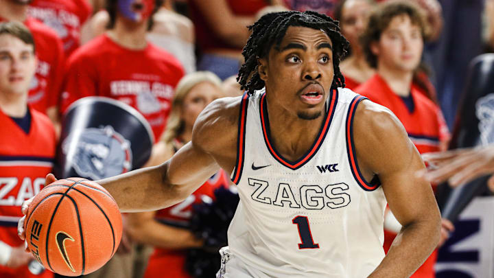 Gonzaga senior guard Michael Ajayi. Gonzaga senior guard Michael Ajayi.