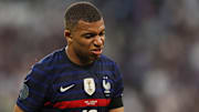 Kylian Mbappé avec l'Equipe de France