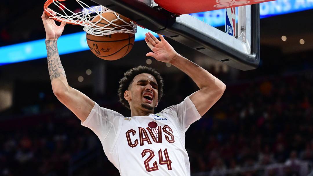 Apr 12, 2026; Cleveland, Ohio, USA; Cleveland Cavaliers guard Tyrese Proctor (24) dunks during the second half against the Washington Wizards at Rocket Arena. Mandatory Credit: Ken Blaze-Imagn Images Apr 12, 2026; Cleveland, Ohio, USA; Cleveland Cavaliers guard Tyrese Proctor (24) dunks during the second half against the Washington Wizards at Rocket Arena. Mandatory Credit: Ken Blaze-Imagn Images