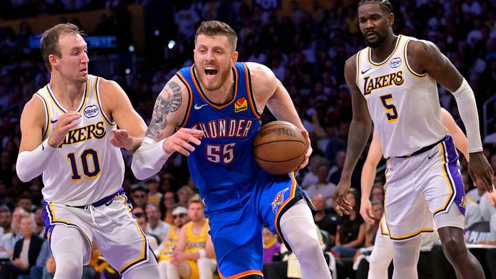 Luke Kennard and Deandre Ayton, Los Angeles Lakers and Isaiah Hartenstein, Oklahoma City Thunder