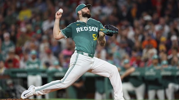 Boston Red Sox starting pitcher Lucas Giolito Boston Red Sox starting pitcher Lucas Giolito