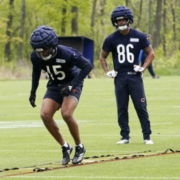 Rome Odunze's athletic and receiving ability has been apparent throughout Bears offseason work with rookies or veterans, say coaches.