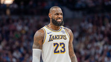 Los Angeles Lakers forward LeBron James vs. Minnesota Timberwolves