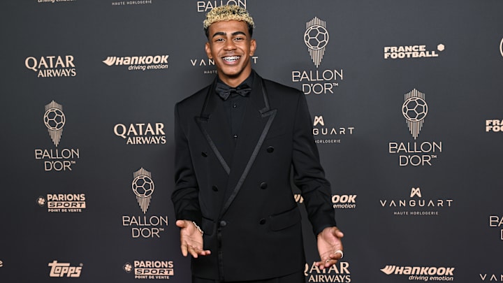 Lamine Yamal a terminé deuxième du Ballon D'Or.