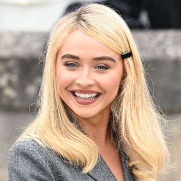 Sabrina Carpenter attends the Dior Homme Menswear Spring/Summer 2026 show in Paris, France, in June 2025.