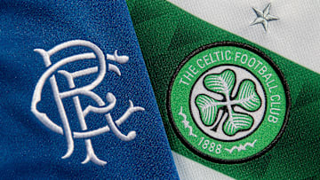 The Glasgow Celtic FC and the Glasgow Rangers FC Club Badges