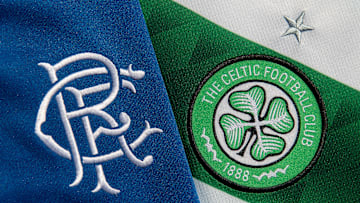 The Glasgow Celtic FC and the Glasgow Rangers FC Club Badges