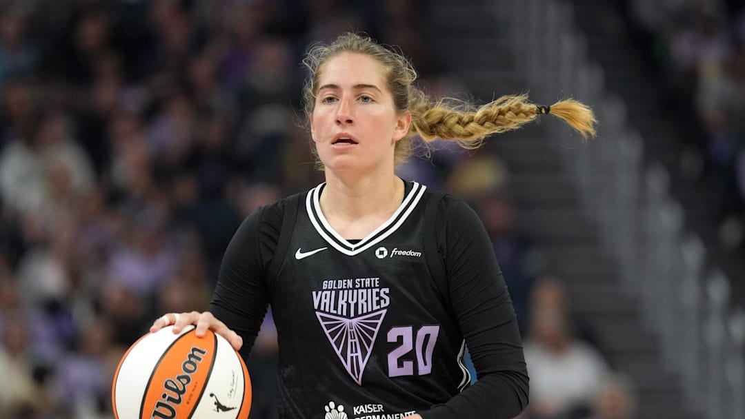 Golden State Valkyries guard Kate Martin (20)