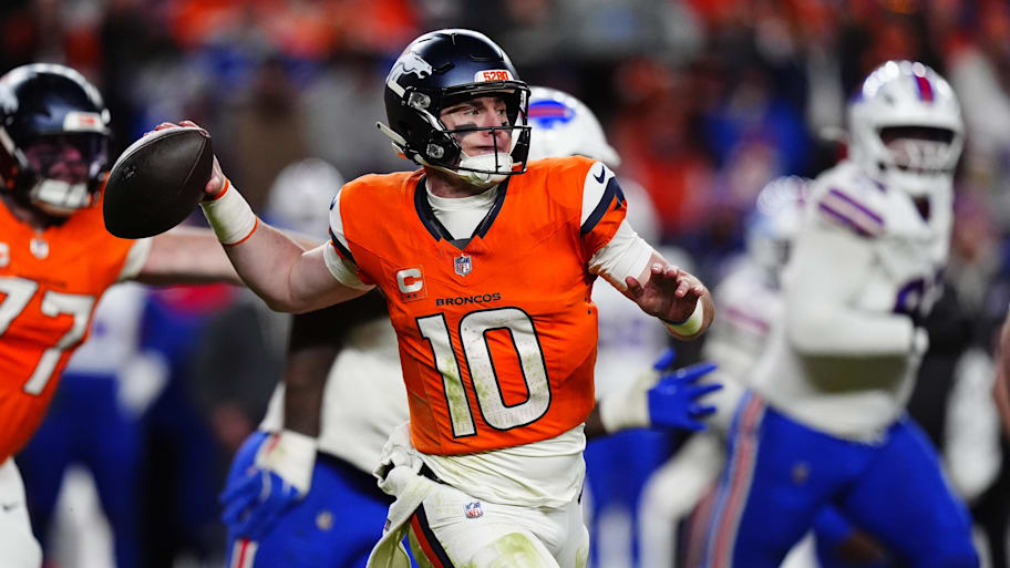 Denver Broncos quarterback Bo Nix