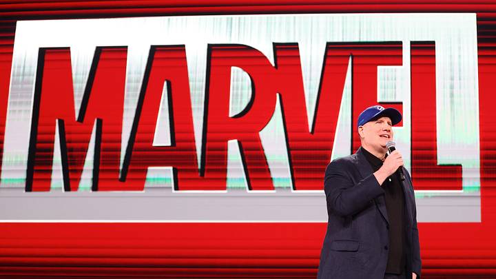 Kevin Feige, President of Marvel Studios, speaks during Day 2 of the D23 Brazil: A Disney Experience at Transamerica Expo Center on November 09, 2024 