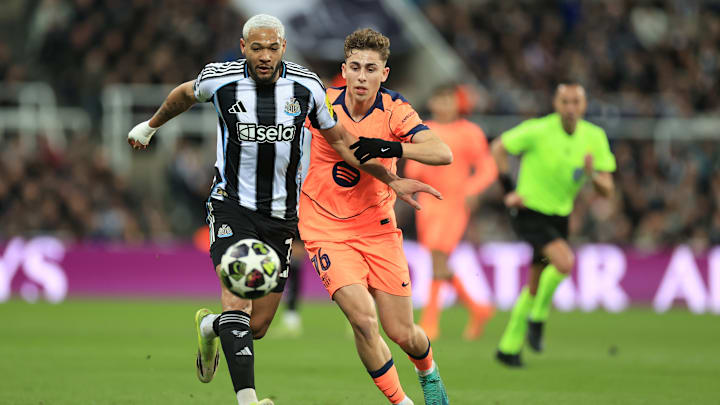 Newcastle United FC v FC Barcelona - UEFA Champions League 2025/26 