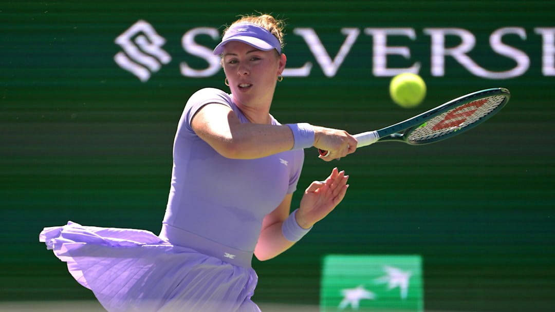 Talia Gibson went from qualifying to the quarterfinals at the BNP Paribas Open at the Indian Wells Tennis Garden.