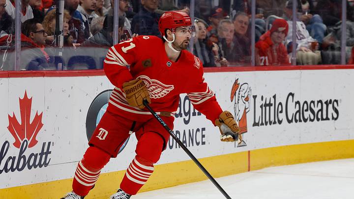 Dylan Larkin of the Detroit Red Wings Dylan Larkin of the Detroit Red Wings