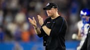 Boise State Broncos head coach Spencer Danielson.
