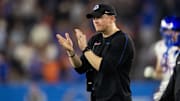 Boise State Broncos head coach Spencer Danielson.