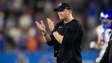 Boise State Broncos head coach Spencer Danielson.