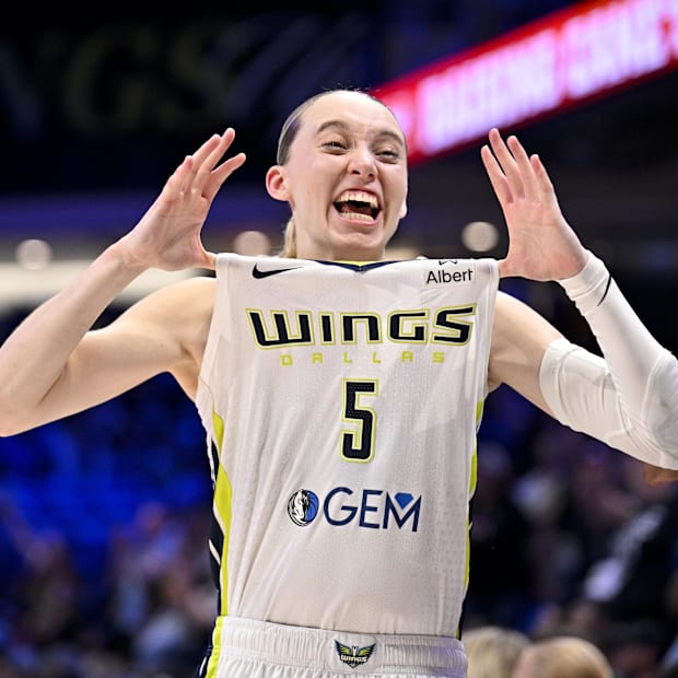 Dallas Wings guard Paige Bueckers