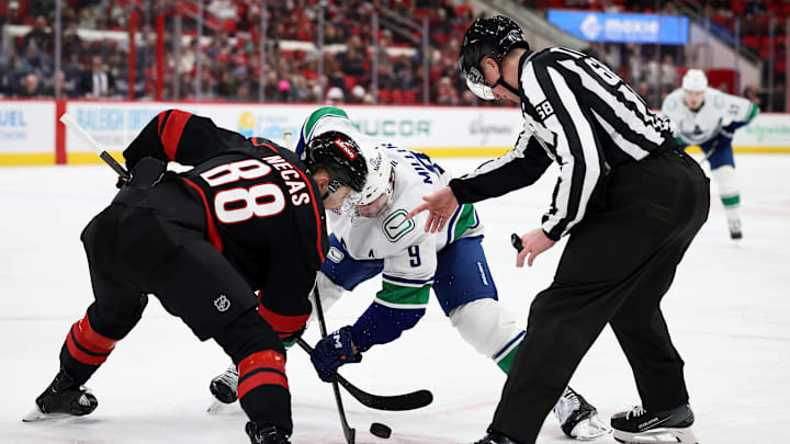 Vancouver Canucks v Carolina Hurricanes
