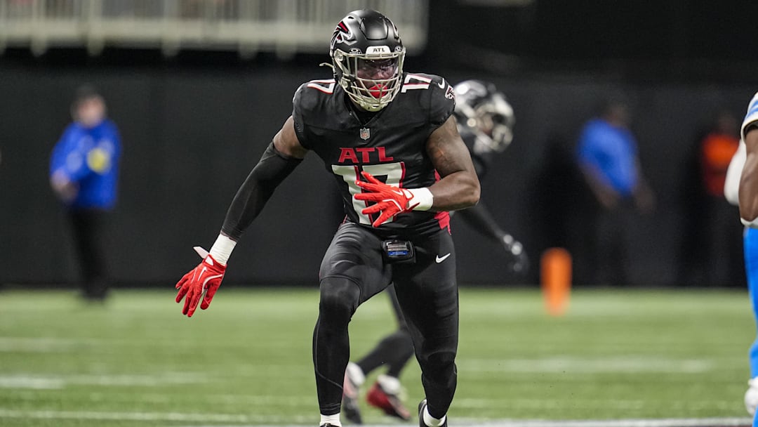 Former Atlanta Falcons linebacker Arnold Ebiketie 