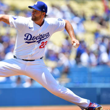 Clayton Kershaw wore custom Skechers cleats in his season debut.