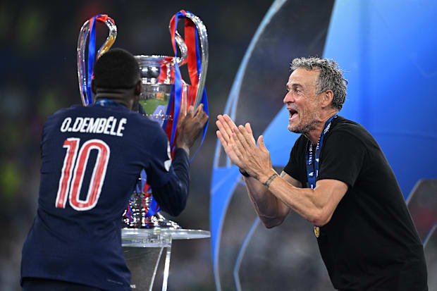 Ousmane Dembélé, Luis Enrique