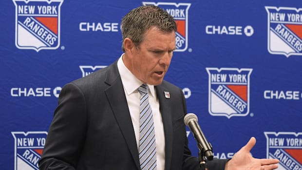 New York Rangers head coach Mike Sullivan