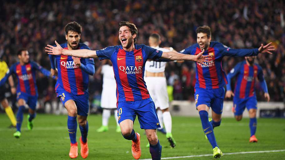 Sergi Roberto vs. PSG 2017