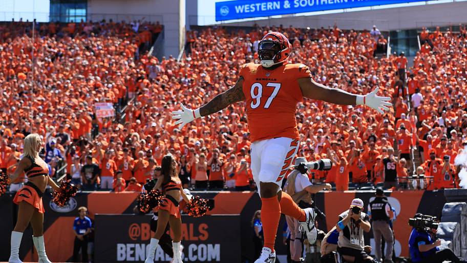 Dexter Lawrence II made things difficult for the Buccaneers in the Bengals' Week 1 win. 