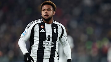 Weston Mckennie of Juventus Fc looks on during the Serie A...